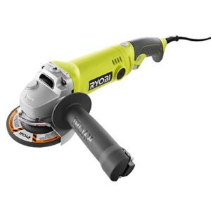 ryobi 7.5 amp 4.5 in. corded angle grinder new