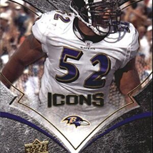 2008 Upper Deck Icons #7 Ray Lewis NFL Football Trading Card