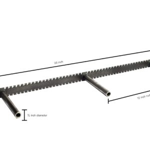 Heavy Duty Floating Shelf Bracket - 1 1/4 backplate - 9 sizes - 3/4 Rod Diameter - 4, 6, and 9 inch rod length