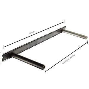 Heavy Duty Floating Shelf Bracket - 1 1/4 backplate - 9 sizes - 3/4 Rod Diameter - 4, 6, and 9 inch rod length