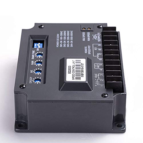 Knowtek EG2000 Engine Speed Control Unit Controller 10-32VDC for Gasoline Diesel Generator Electronic Governor