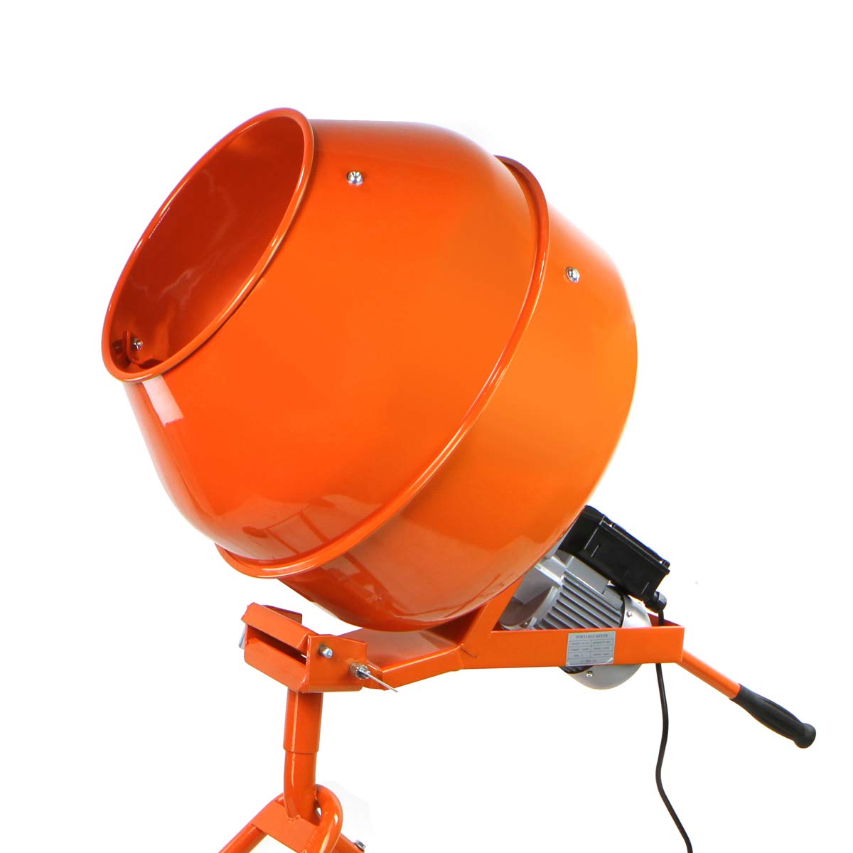 Stark USA 5.0 Cu. Ft. Cement Mixer 1/2hp Portable Electric Concrete Mortar Barrow Machine Cement Mixing Machine Mortar Stucco