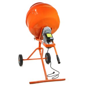 Stark USA 5.0 Cu. Ft. Cement Mixer 1/2hp Portable Electric Concrete Mortar Barrow Machine Cement Mixing Machine Mortar Stucco