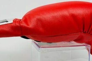 Muhammad Ali Cassius Clay Signed Boxing Glove Auto Everlast - PSA DNA Letter LOA - Autographed Boxing Gloves