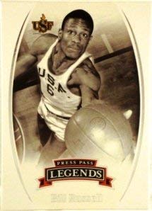 2007-08 press pass legends #48 bill russell nba basketball trading card