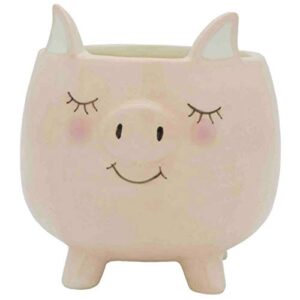 Streamline Imagined Ceramic Pig Planter Pot