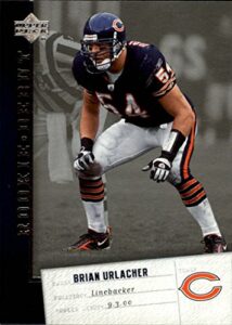 2006 upper deck rookie debut #17 brian urlacher nfl football trading card