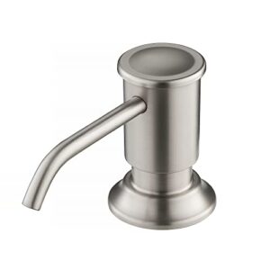 kraus kitchen soap and lotion dispenser in spot free stainless steel, ksd-80sfs