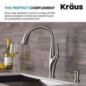 KRAUS Kitchen Soap and Lotion Dispenser in Spot Free Stainless Steel, KSD-80SFS