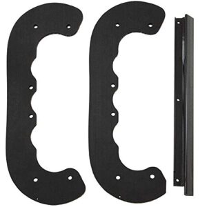pro-parts 99-9313 rubber paddles and 55-8760 scraper replacement kit for toro snow blower ccr2000 ccr2450 ccr3000 ccr3650