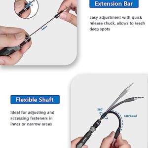 Precision Screwdriver Set, UnaMela Upgraded 122 in 1 with 101 Bits Repair Tool Kit, Magnetic Screwdriver Set with 21 Repair Tools for Electronics, Laptop, Computer, PC, iPhone, PS4, Game Console