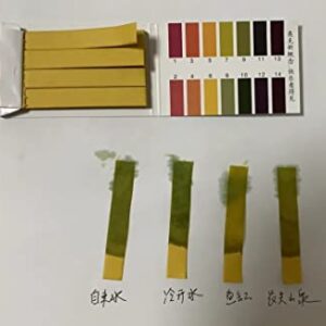 Othmro pH Test Paper 10 Pack of 80 Strip Shape Precise Acidity Chart 3.8-5.4pH Beer Making, Homebrew Physical Science