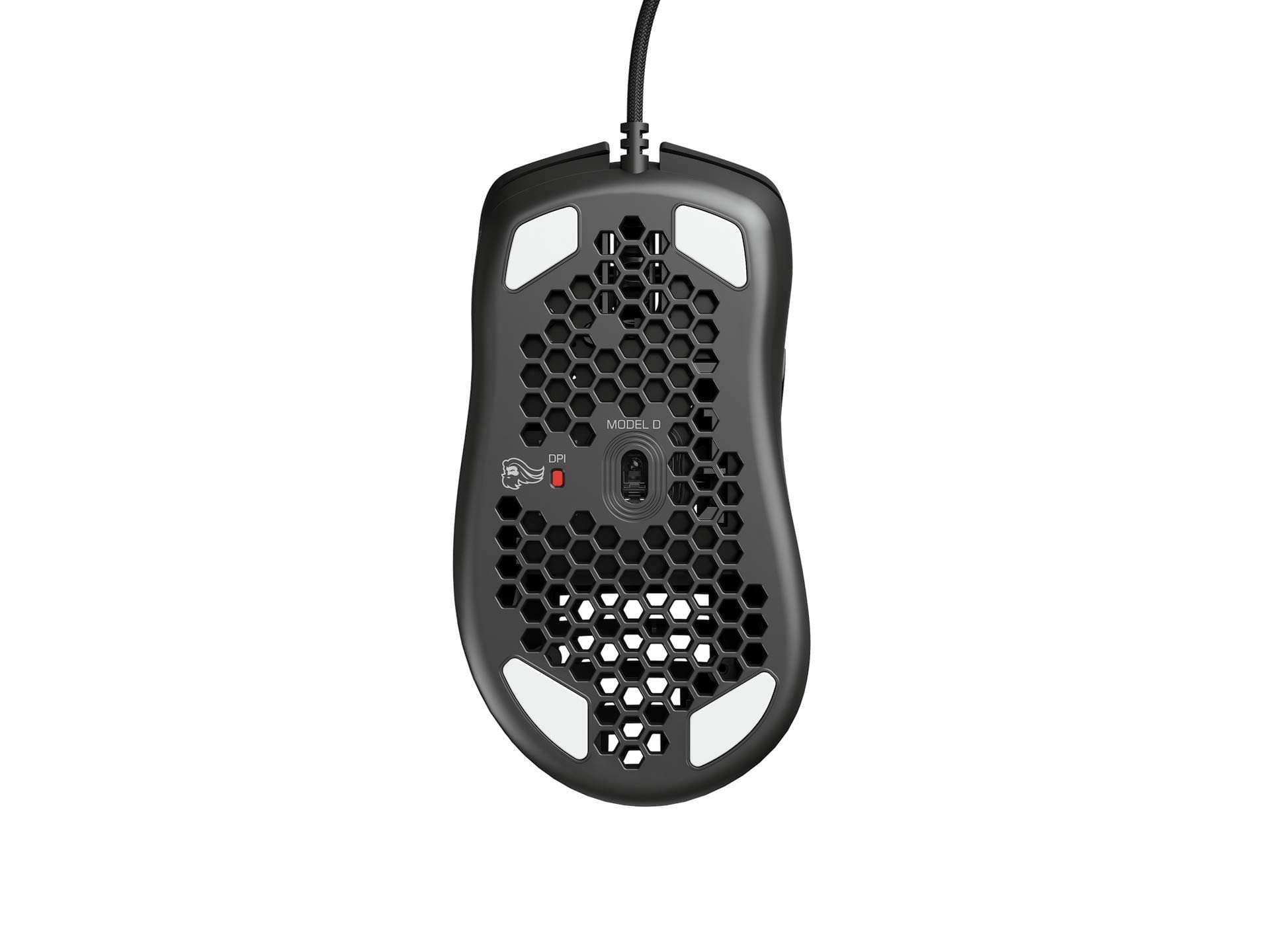 Glorious Gaming Model D Wired Gaming Mouse - 68g Superlight Honeycomb Design, RGB, Ergonomic, Pixart 3360 Sensor, Omron Switches, PTFE Feet, 6 Buttons - Matte Black