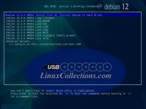 debian 12.4.0 usb complete collection-64 bit