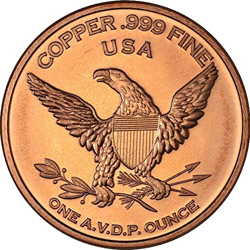 Jig Pro Shop Private Mint 1 oz .999 Pure Copper Round/Challenge Coin (Afghanistan War Veterans)