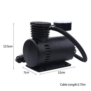 Air Compressor, MAGT Portable Mini Air Compressor Electric Tire Infaltor Pump 12 Volt Car 300 PSI Suitable for Bicycles Cars Motorcycles