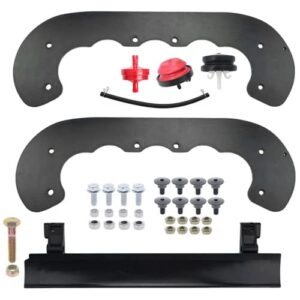 cnfaner paddles for toro ccr 99-9313 power clear 621 721 snowblower, scraper bar 133-5585 with hardware kit