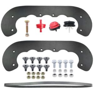 cnfaner 99-9313 snowblower paddles for toro power clear 621 zr e r qzr qze 421qr 210r 221qr snowthrower belt 108-4921 with hardware kit