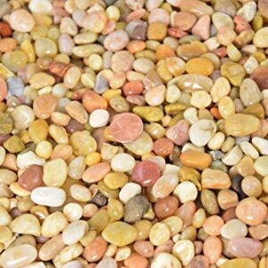 3 Lbs Large Salmon Bay Pebbles for Bonsai Tree Humidity Tray & Lucky Bamboo