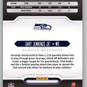 2019 Playbook Football #133 Gary Jennings Jr. Seattle Seahawks RC Rookie Card Official NFL Trading Card From Panini America