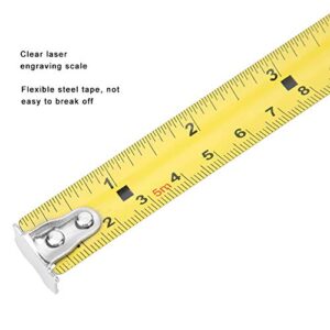 Digital Tape Measure, 5m(16ft) Electronic Measuring Tape Portable Woodworking Ruler with LCD Display