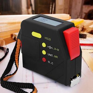 Digital Tape Measure, 5m(16ft) Electronic Measuring Tape Portable Woodworking Ruler with LCD Display