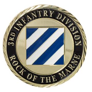 united states army 3rd infantry division rock of the marne challenge coin