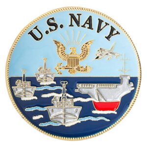 united states navy usn ships/fleet challenge coin
