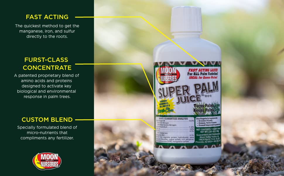 Super Palm Juice - Palm Tree Fertilizer - 1 Quart Concentrate