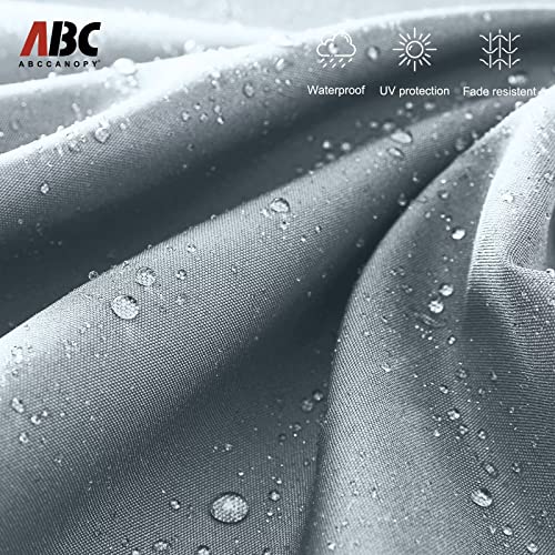ABCCANOPY Premium Cantilever Patio Umbrellas 9FT (Light Gray)