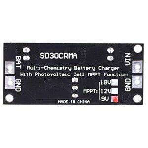 9V/18V Lithium Battery Charger Board MPPT 3.7V 7.4V Solar Charging Controller Board Lithium Battery Protection Charger Module (9V)