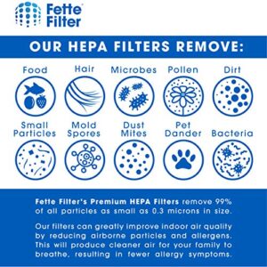 Fette Filter - Pack of 1 - General Purpose Cartridge Filter | Replacement Filter Compatible with Craftsman Red Stripe Vacuums - Compare to Part #17816 9-17816