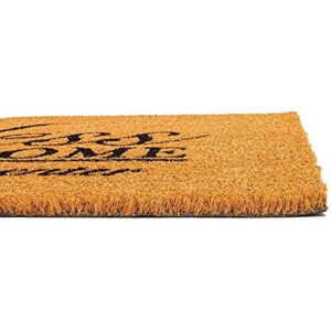 Juvale Coco Coir Bless This Home and All Who Enter Door Mat for Front Entrance (17 x 30 in)