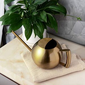 IMEEA Watering Can for Indoor Plants 45oz/1.3L Stainless Steel Small Indoor Watering Can House Plants (Bronze Color)