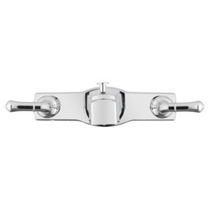 Dura Faucet Economical Two Handle Classic Tub and Shower Faucet Diverter for Handheld Shower (Chrome Polished)