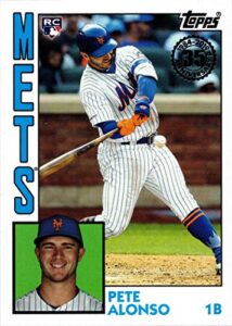 2019 topps update 1984 topps baseball design #84-11 pete alonso rookie card