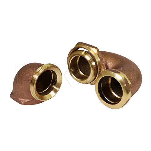 Highcraft 43537 LA Pattern Trap for Tubular Drain Applications, 1-1/2 in. IPS, Rough Brass