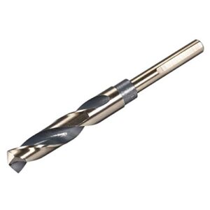 uxcell Reduced Shank Twist Drill Bits 16mm High Speed Steel 4341 with 10mm Shank for Stainless Steel Alloy Metal Plastic Wood