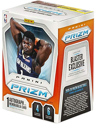 2019-20 Panini PRIZM Basketball Blaster Box - In Stock - 1 Autograph or Memo. Card Per Box - Chase ZION WILLIAMSON Prizm Rookie Cards! BONUS: Free Zion Custom RC.