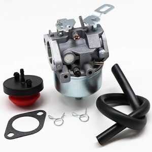 KIPA Carburetor For Tecumseh 632334A 632334 HM70 HM80 HMSK80 HMSK90 Snowblower Engines With Gasket Fuel Filter