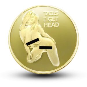 Commemorative Coin Sexy Stripper Sexy Woman Pin Up Good Luck Heads Tails Challenge Coin Souvenir - Gift for Men