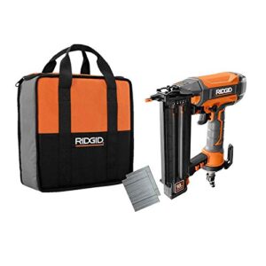 ridgid 18-gauge 2-1/8 in. brad nailer with clean drive technology