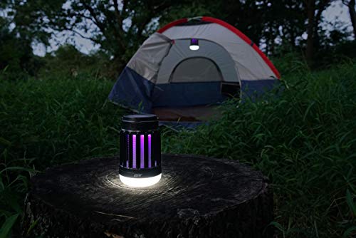 PIC Solar Portable Lantern & Bug Zapper, Kills Bugs on Contact