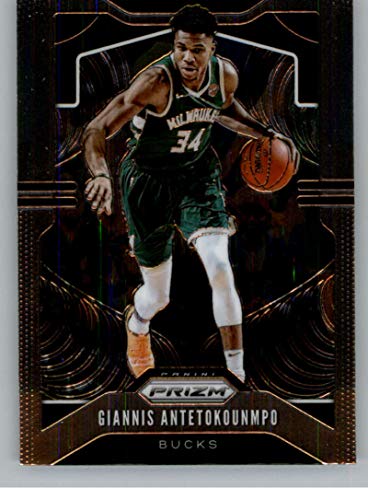 2019-20 Prizm Basketball #152 Giannis Antetokounmpo Milwaukee Bucks Official NBA Trading Card From Panini America