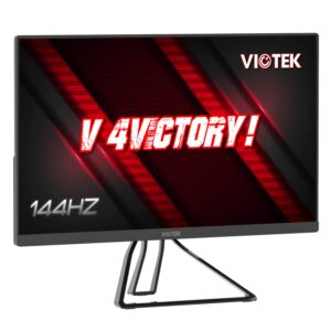 viotek gfv22cb ultra-compact 22-inch 144hz gaming monitor | 1080p full-hd 5ms | g-sync-compatible freesync fps/rts | 2x hdmi 3.5mm dp | zero-tolerance dead pixel policy (vesa)