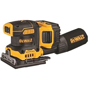 DEWALT 20V MAX* XR Palm Sander, Sheet, Variable Speed, 5-Ah Battery, 1/4-Inch (DCW200P1)