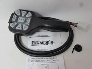 r&l supply new 9 pin plug curtis v plow snow plow controller 1hhv sno pro 3000