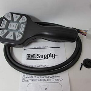 R&L SUPPLY New 9 PIN Plug Curtis V PLOW Snow PLOW Controller 1HHV SNO PRO 3000