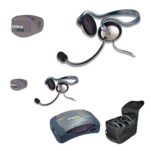 Eartec UPMON2 2-Person Full Duplex Wireless Intercom with 2 UltraPAK and Monarch Headsets