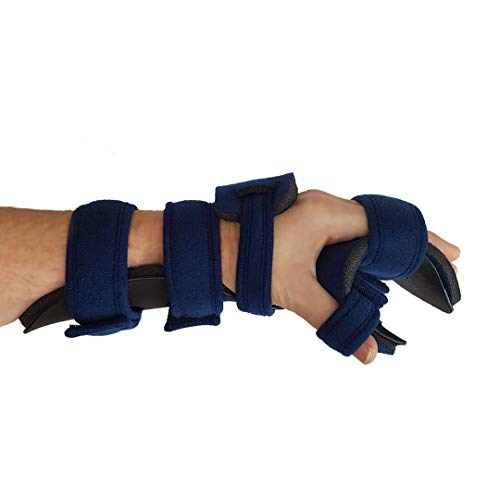 SterlaTech Stroke Hand Brace | Resting Hand Splint Left Medium | Corrective Support